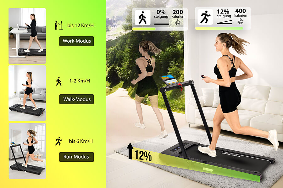 Laufband Walk Run Pro: Mehr Intensität, mehr Ergebnis